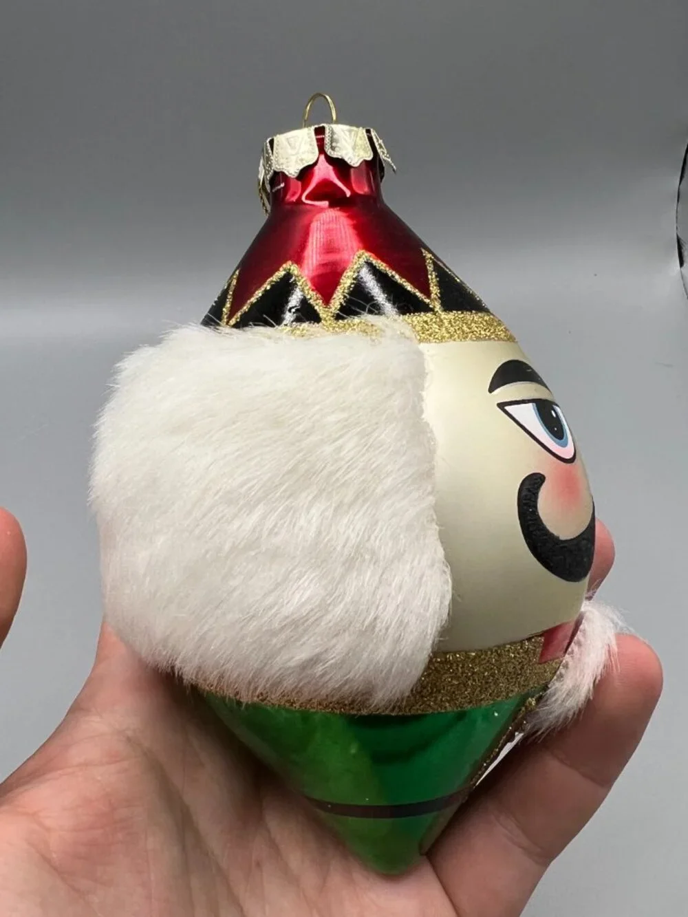 Kurt Adler Pier 1 Nutcracker Blown Glass 5.25